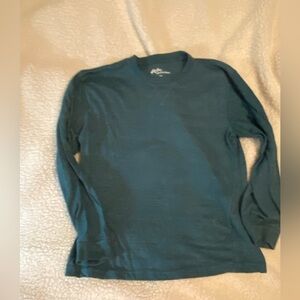 Men's Jackson Hole teal long sleeve T-shirt medium
